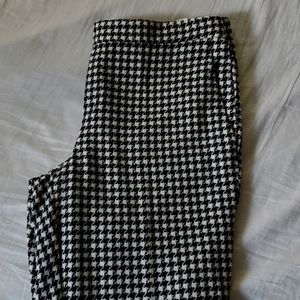 Old navy pull on houndstooth trousers